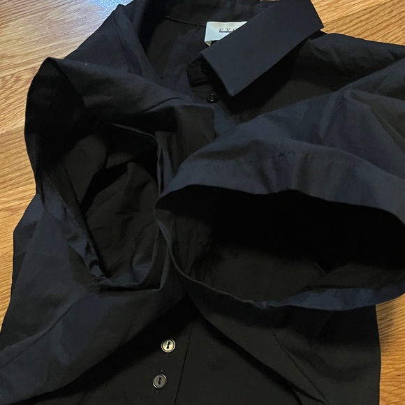 Anthropologie x Exquise The Tobie Button-Front Pleated Shirt Dress Mini Sz M NWT - Picture 11 of 13